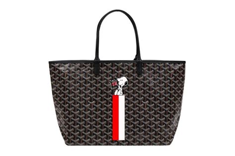 goyard snoopy|peanuts x goyard tote bag.